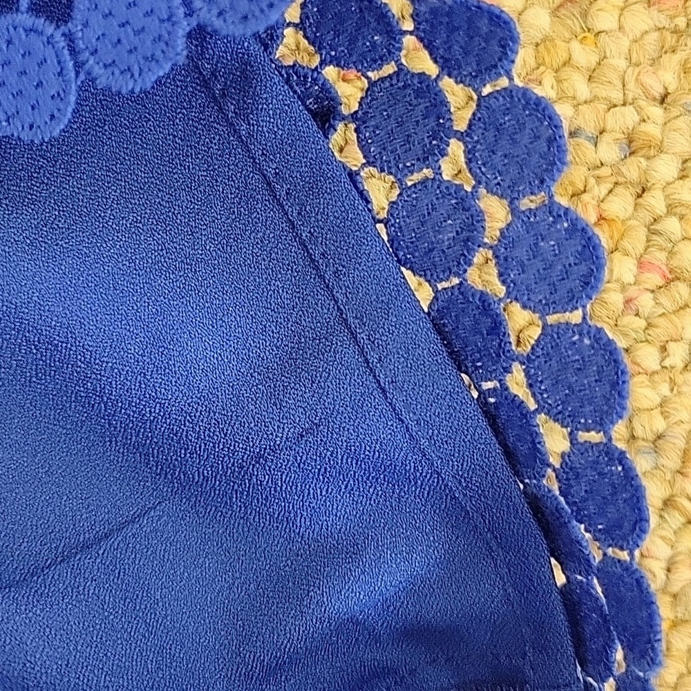 Adelyn Rae Royal Blue Midi Dress Allover Lace Sz Small New summer wedding guest - Picture 9 of 10